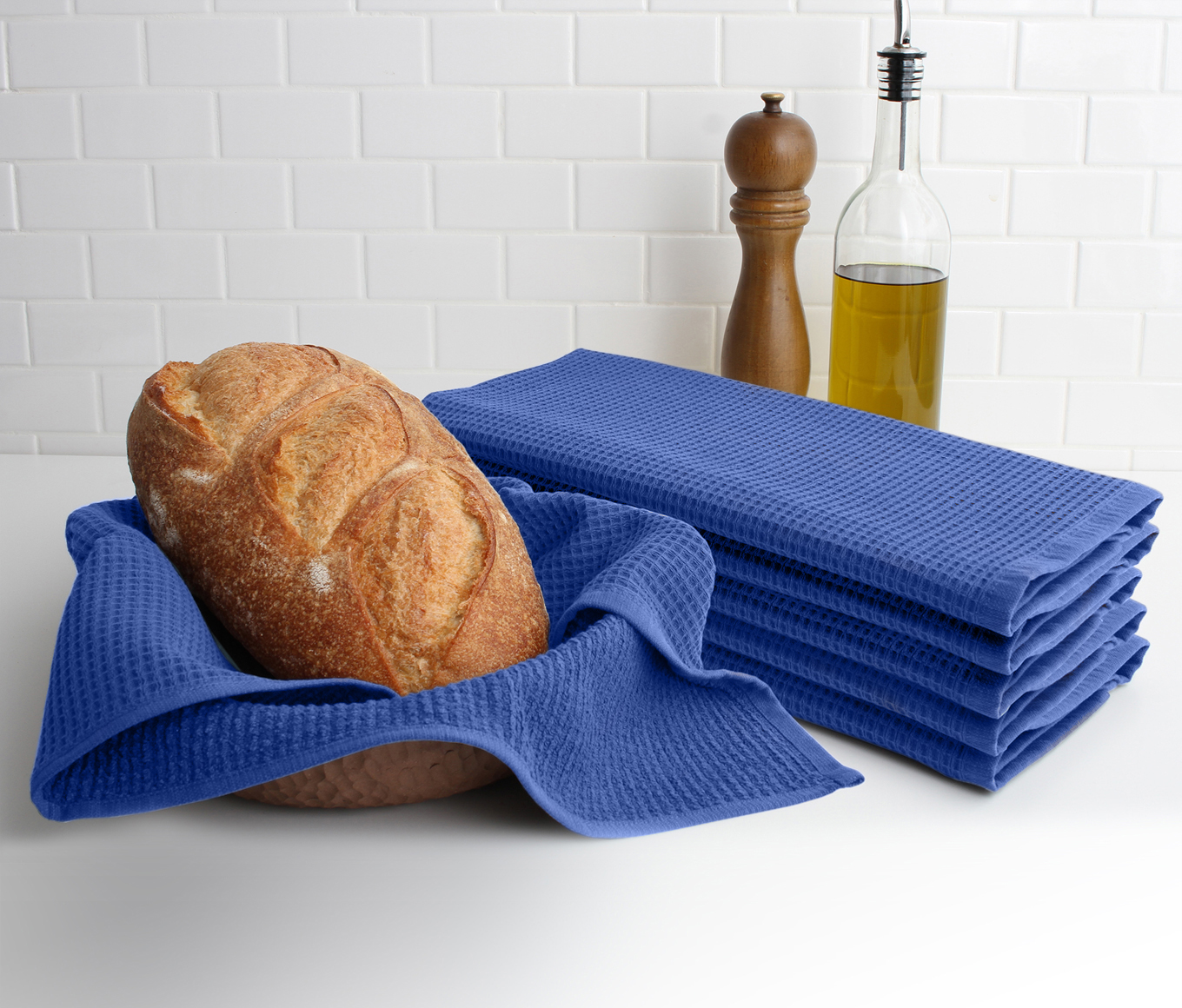 Turkish Towel Company Waffle Kitchen Towel