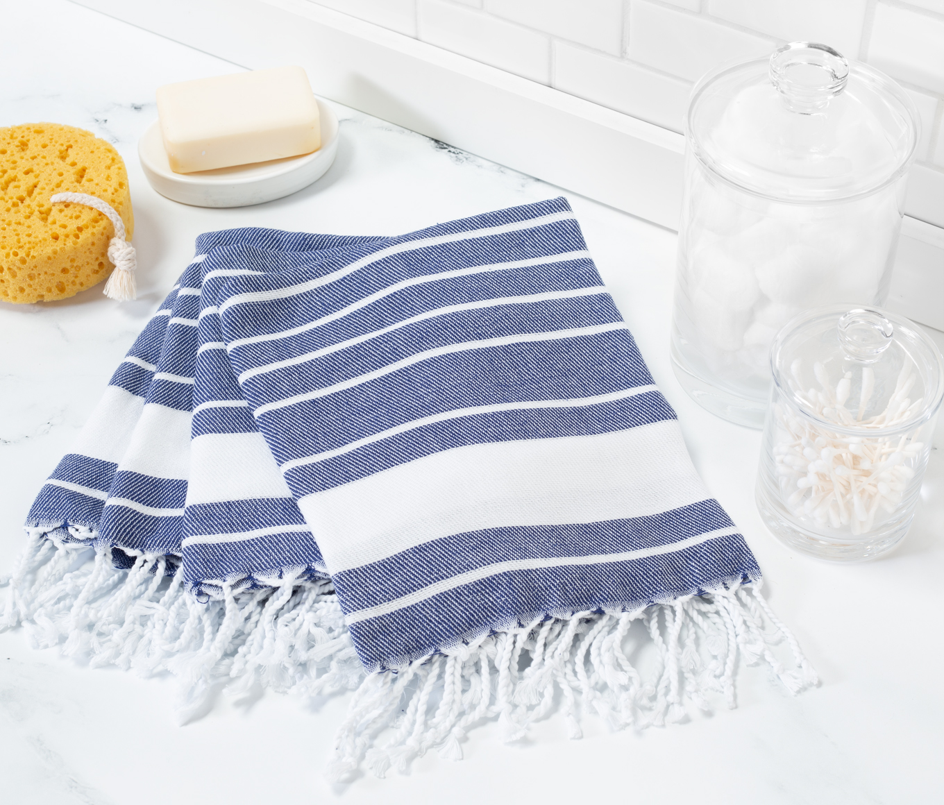 Turkish Towel Company Peshtemal Hand Towels - Thumbnail 2